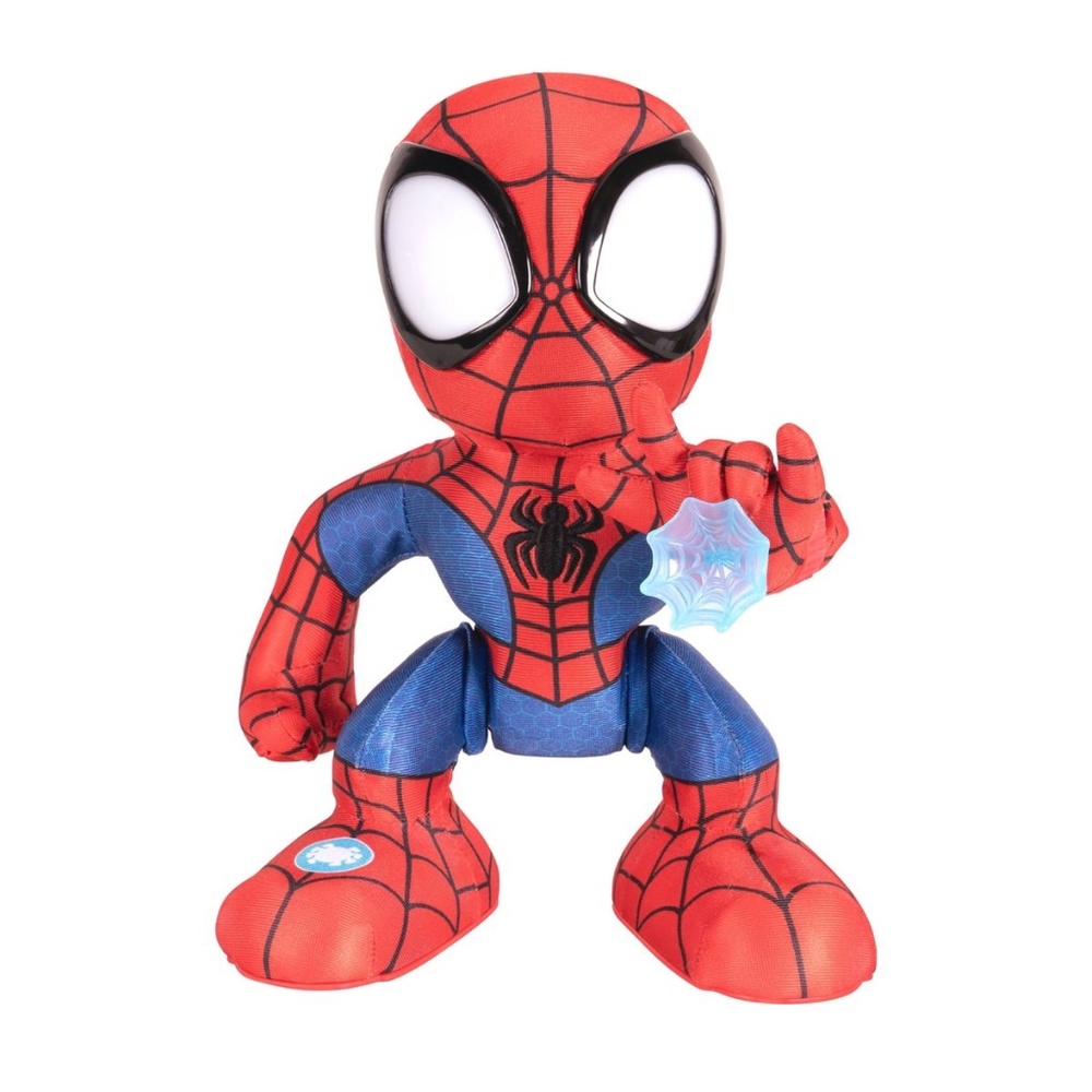Spidey and His Amazing Friends Flip Spidey Stuffed Animal: Polyester Figure Toy